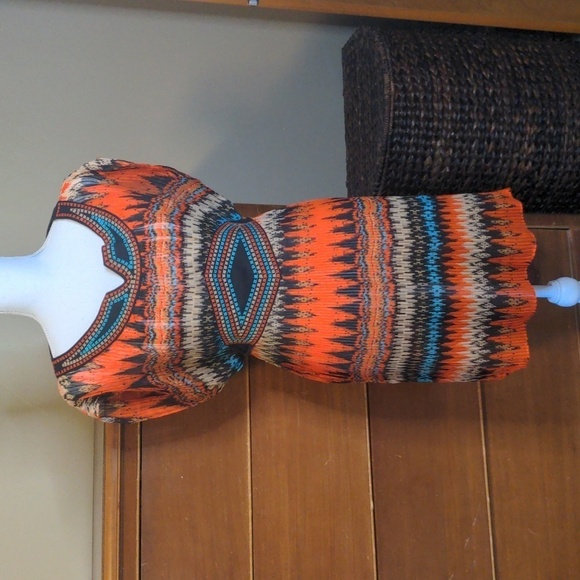 FREELANCE Boutique COASTAL COWGIRL Mini Dress SZ M - Picture 3 of 14